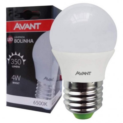 LAMPADA BOLINHA LED AVANT 4W BR