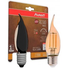 47570 - LAMPADA LED FILAM.AVAN.VELA CHAM2W 2200K