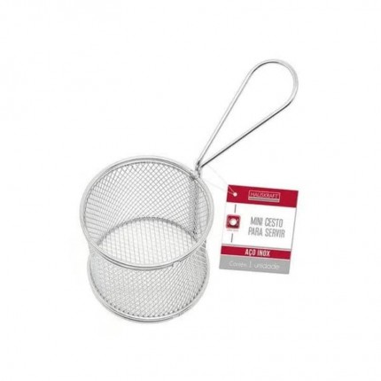 CESTO MINI HAUSKRAF.INOX RED.8,5CM 007