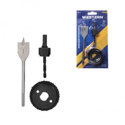 KIT INSTALACAO DE FECHAD.3PC WEST.KIF-01