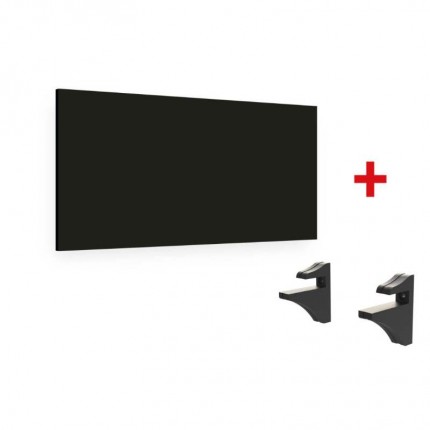 PRATELEIRA MDP BRASF.C/KIT 90X30CM PT