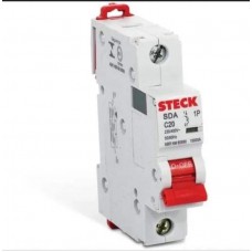 48235 - DISJUNTOR STECK DIN  UNIP.020A SD6120 C