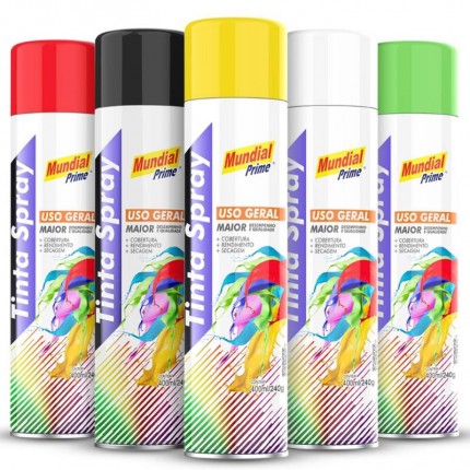 SPRAY MUNDIAL PR.USO G.400ML/240G MARRON