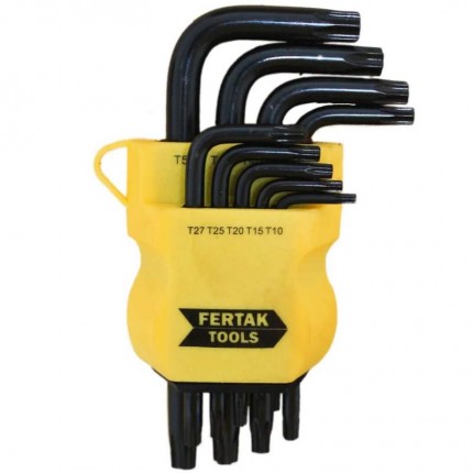 JOGO CHAVE ALLEN FERTAK 9PC CR.V2410 CUR