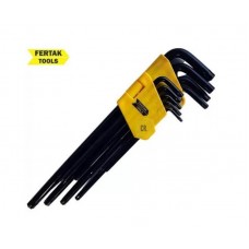 48427 - JOGO CHAVE TORX FERTAK 9PC CR.V.2405 LON