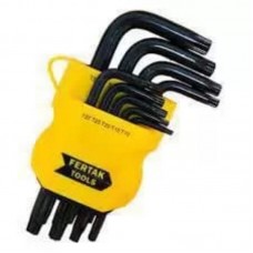 48428 - JOGO CHAVE TORX FERTAK 9PC CR.V.2409 CUR