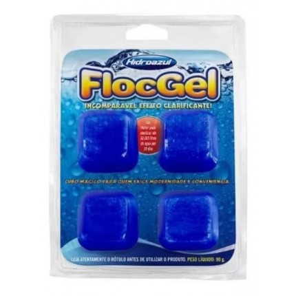 FLOC GEL CLARIF.C/04CUBOS HIDROAZ(90G)