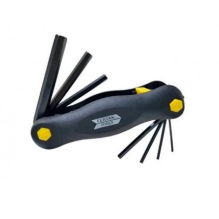 JOGO CHAVE TORX FERT.8PC CR.V.2415 CANIV