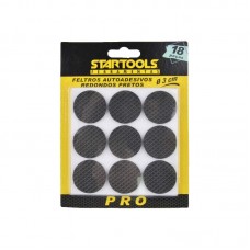 48949 - FELTRO ADESIVO STARTOOL.RD.3CM C/18 PT