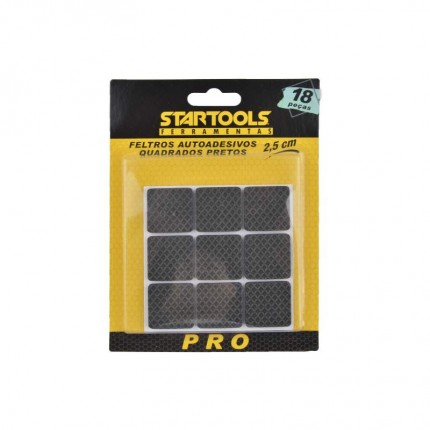 FELTRO ADESIVO STARTOOL.QD.2,5CM C/18 PT
