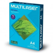 48994 - PAPEL A4 FOLHA 75G/M2 BR C/500 MULTILAS