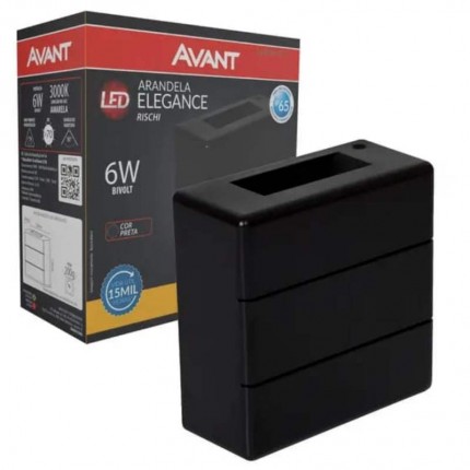 ARANDELA AVANT ELEGANCE RISCH(PT)3000K