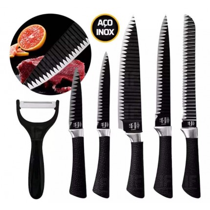 KIT FACA CORNETA TUBARAO C/06PC 605.95