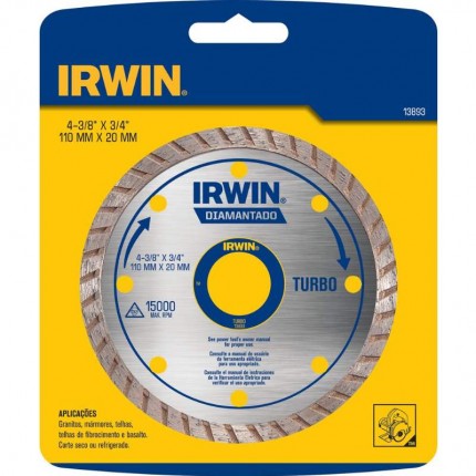 DISCO DIAMANT.IRWIN 41/2 TURBO 13893