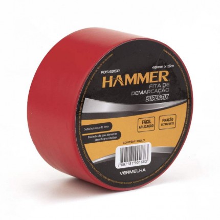 FITA DEMARCACAO HAMMER VM 48MMX15M