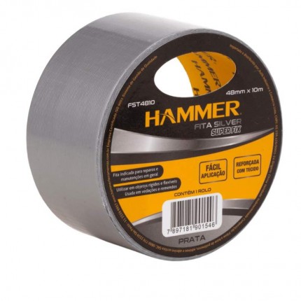 FITA SILVER HAMMER 48MMX10M PRATA (4810)
