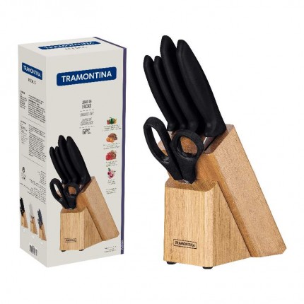 JOGO FACAS 06PC(CEPO MAD)TRAM.498/015