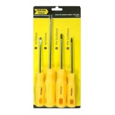50017 - KIT DE CHAVE FENDA/PH FERTAK 4PCS 4800
