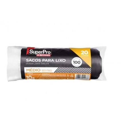 SACO P/LIXO BET.PRO020L/10KG(MED)PTC/100