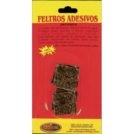 FELTRO ADESIVO OVERT.JAP.QD.3,0CM C/08PT
