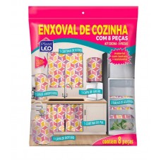 50262 - KIT ENXOVAL COZ.C/8 PCS PLAST-LEO 909