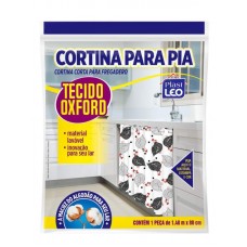 50266 - CORTINA P/PIA 1,40M X 80CM PLAST-LEO 221