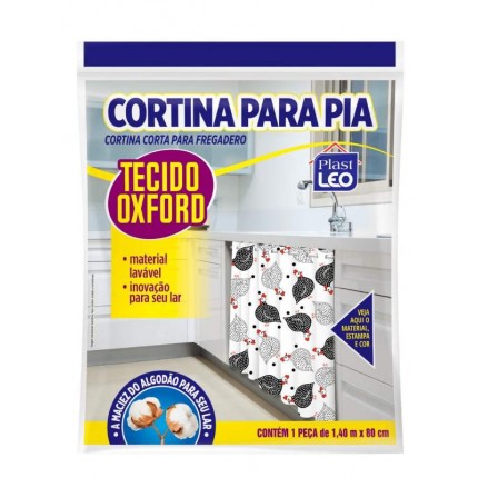 CORTINA P/PIA 1,40M X 80CM PLAST-LEO 221