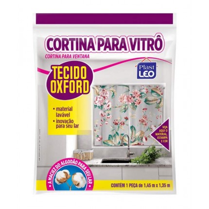 CORTINA P/VITRO 1,45MX1,35M PLAST. 227
