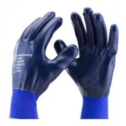 LUVA PANO SUPERSAF.EMB.NITRI(AZ)7 PQ1002