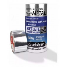 50632 - FITA ADESIVA METALIZ.ADELBR.48X40M C/04