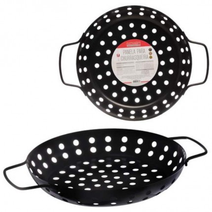 PANELA P/CHURRASQ.HAUSK.RD.31X24 BBQ003