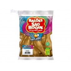 51211 - BALAO S.ROQUE 9 METALLIC C/25 DOURADO