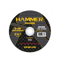 51213 - DISCO CORTE HAMMER 07X7/8(INOX)DI1100