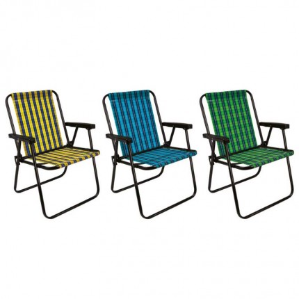 CADEIRA PRAIA MOR ACO XADREZ SORT 2050