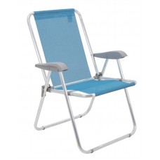 51436 - CADEIRA PRAIA TRAM.ALUM.4POS.BALI AZ