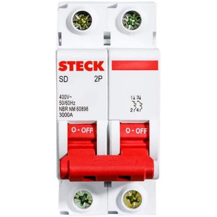 DISJUNTOR STECK DIN BIP.006A SD6206 C