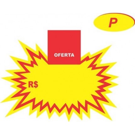 CARTAZ DE PRECO (SPLASH) P C/12 761