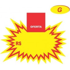 51693 - CARTAZ DE PRECO (SPLASH) G C/12 785