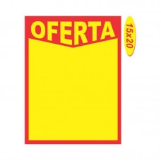 51694 - CARTAZ DE PRECO 15X20CM(OFERTA)C/12 808