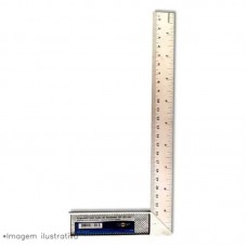 51723 - ESQUADRO ALUM.BRASFORT 10 25CM 8556