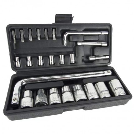 KIT SOQU.24PC TITANIUM 1/4E1/2 SEXT.5513