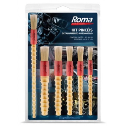 PINCEL ROMA AUTO CB PVC KIT C/06 635 60