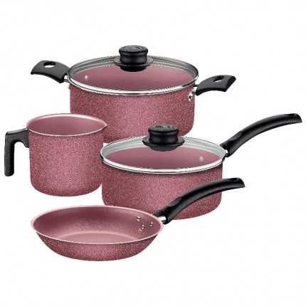 JOGO DE PANELAS TRAM.4PC ROS298/444TURIM