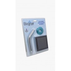 52277 - DUCHA METAL BOG.SQU.QD 10CM CR RUBI32610