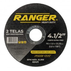 52929 - DISCO CORTE RANGER 41/2X7/8(INOX)RDI1000