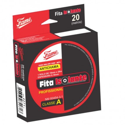 FITA ISOLANTE FAME 20X19MM CLASSE A (CX)