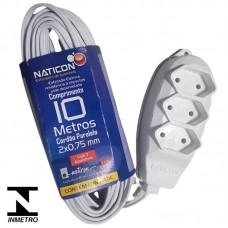 50400 - EXTENSAO NATICON PARAL.(2P)10M BR