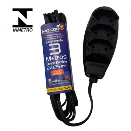 EXTENSAO NATICON PARAL.(2P)03M PT