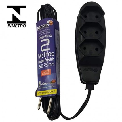 EXTENSAO NATICON PARAL.(2P)02M PT