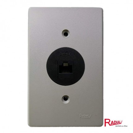 RADIAL 1 TOM. RJ45 REDE C/PL.10A 1401018